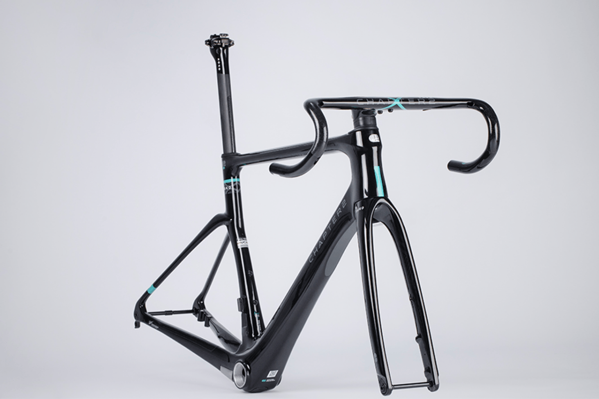 CHAPTER2 KOKO FRAMESET(DISC BRAKE) GLOSSY BLACK (TUHUA) - Carbon Road Bike