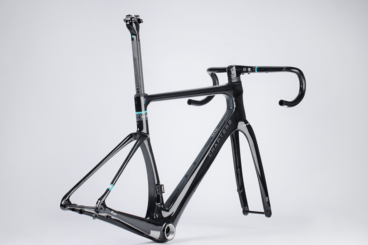 CHAPTER2 KOKO FRAMESET(DISC BRAKE) GLOSSY BLACK (TUHUA) - Carbon Road Bike