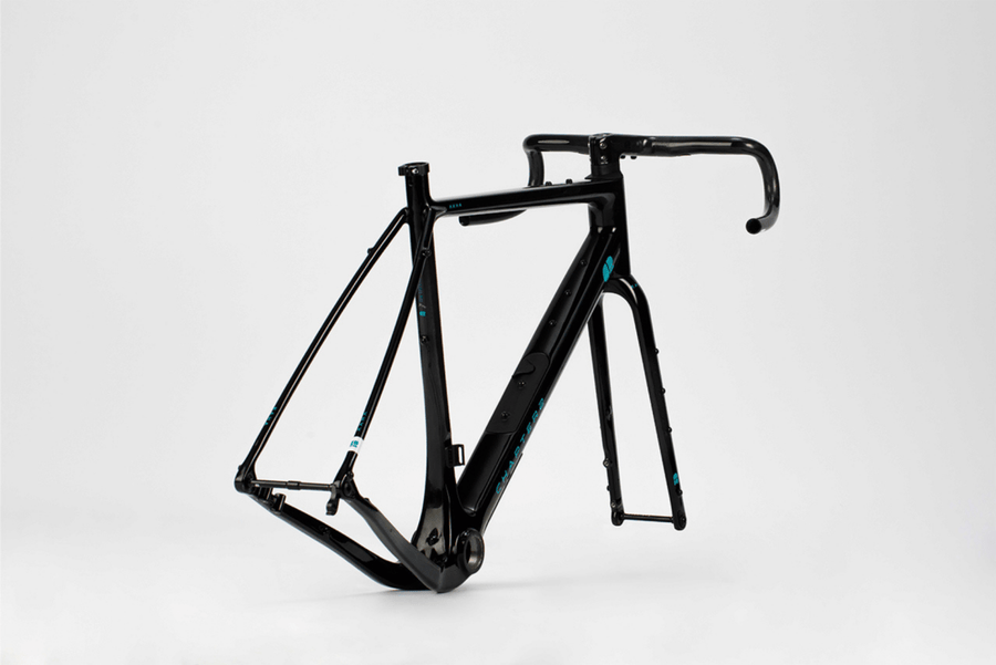 CHAPTER2 KAHA FRAMESET(DISC BRAKE) GLOSSY BLACK (TUAURIURI)  - Gravel Road Bike