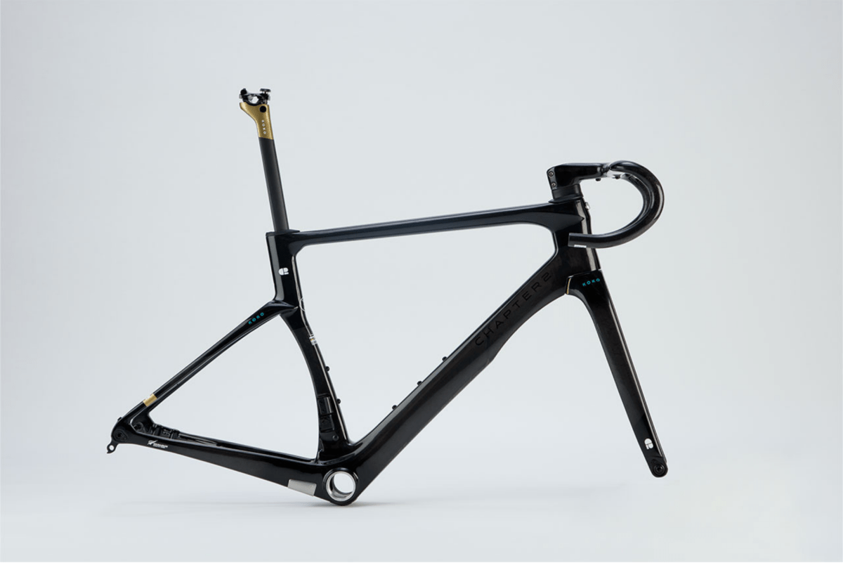 CHAPTER2 KOKO FRAMESET(DISC BRAKE) BLACK + UD W/GOLD (KOURA) - Carbon Road Bike