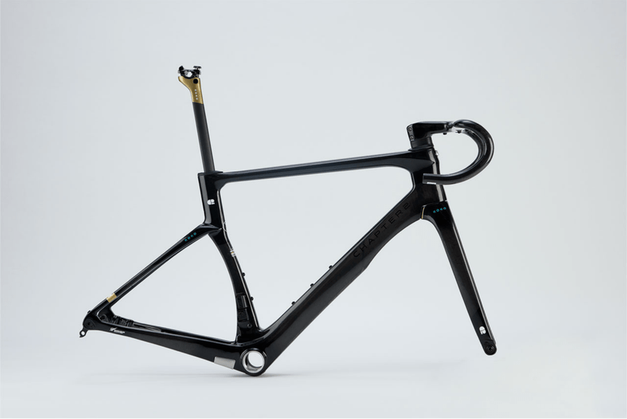 CHAPTER2 KOKO FRAMESET(DISC BRAKE) BLACK + UD W/GOLD (KOURA) - Carbon Road Bike