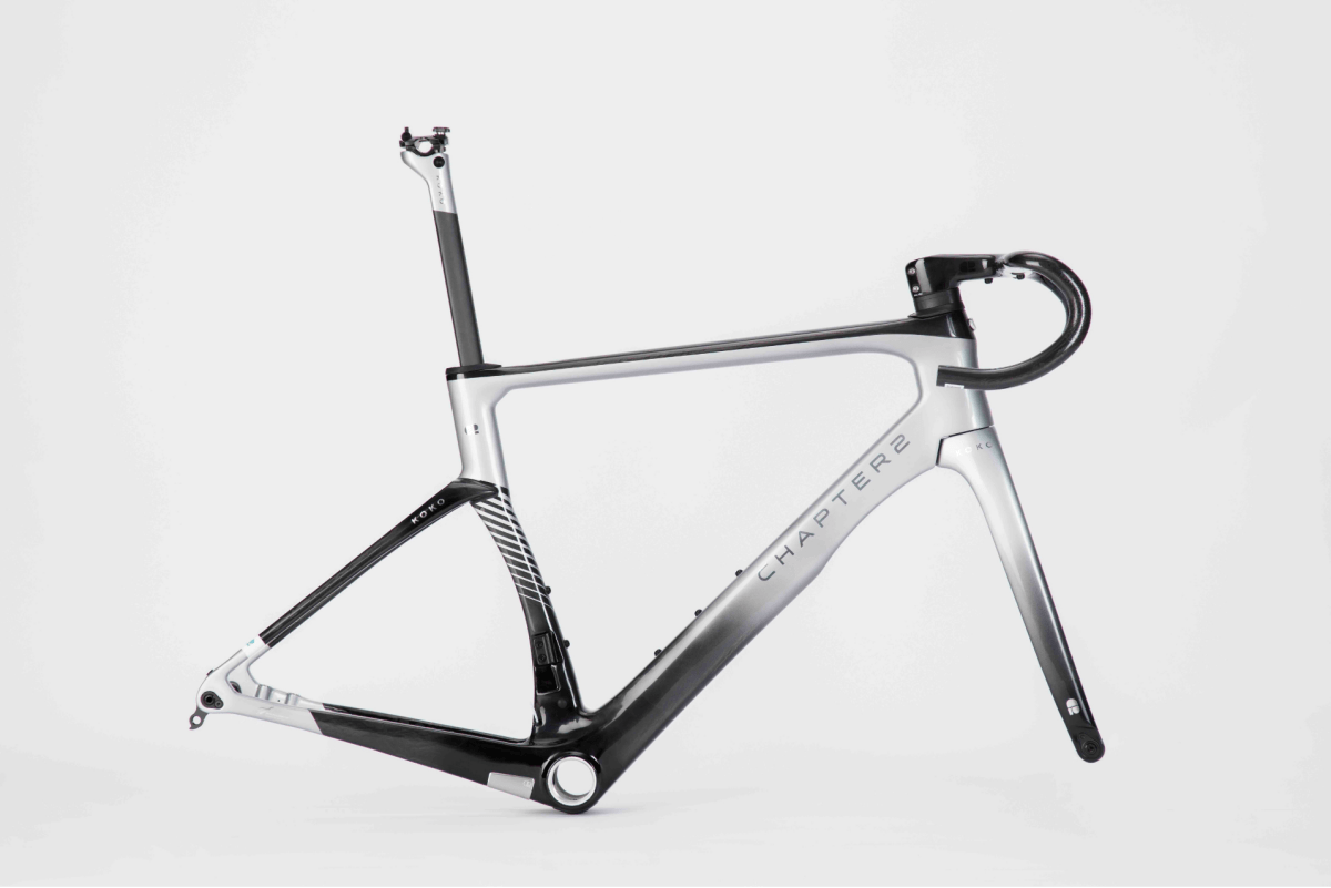 CHAPTER2 KOKO FRAMESET(DISC BRAKE) SILVER + UD (PONGA) - Carbon Road Bike