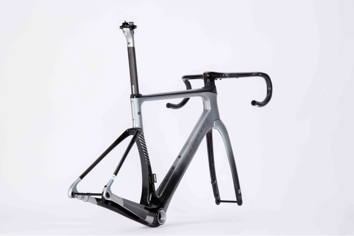 CHAPTER2 KOKO FRAMESET(DISC BRAKE) SILVER + UD (PONGA) - Carbon Road Bike