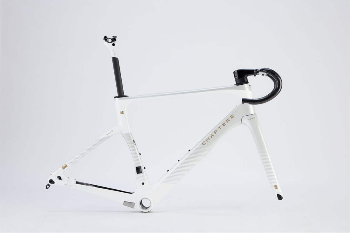 CHAPTER2 KOKO FRAMESET(DISC BRAKE) WHITE + GREY (TAURIPARIPA) - Carbon Road Bike