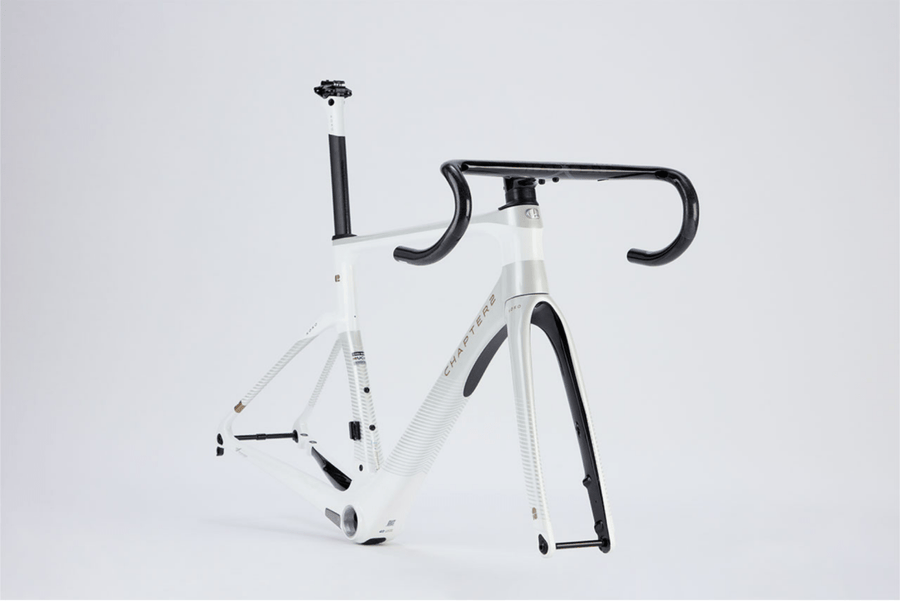 CHAPTER2 KOKO FRAMESET(DISC BRAKE) WHITE + GREY (TAURIPARIPA) - Carbon Road Bike