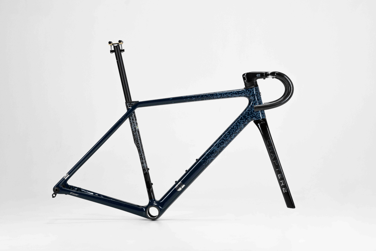 CHAPTER2 RIRA FRAMESET(DISC BRAKE) BLUE + UD DIGITAL - Carbon Road Bike