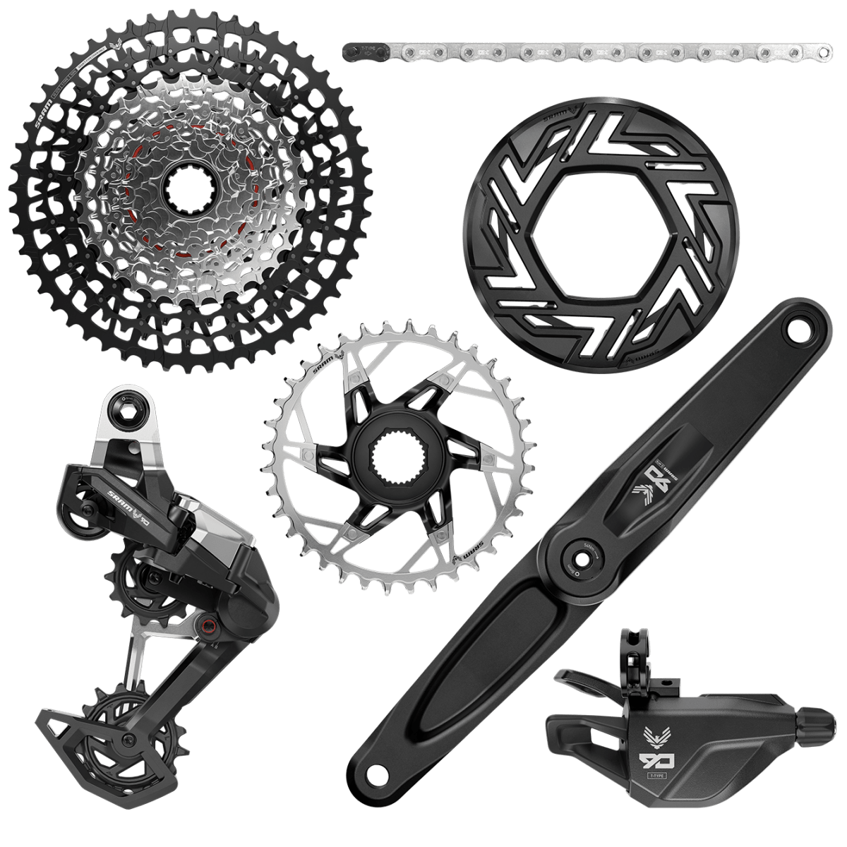 Eagle 90 E-MTB Groupset - GS-90-PA-A1