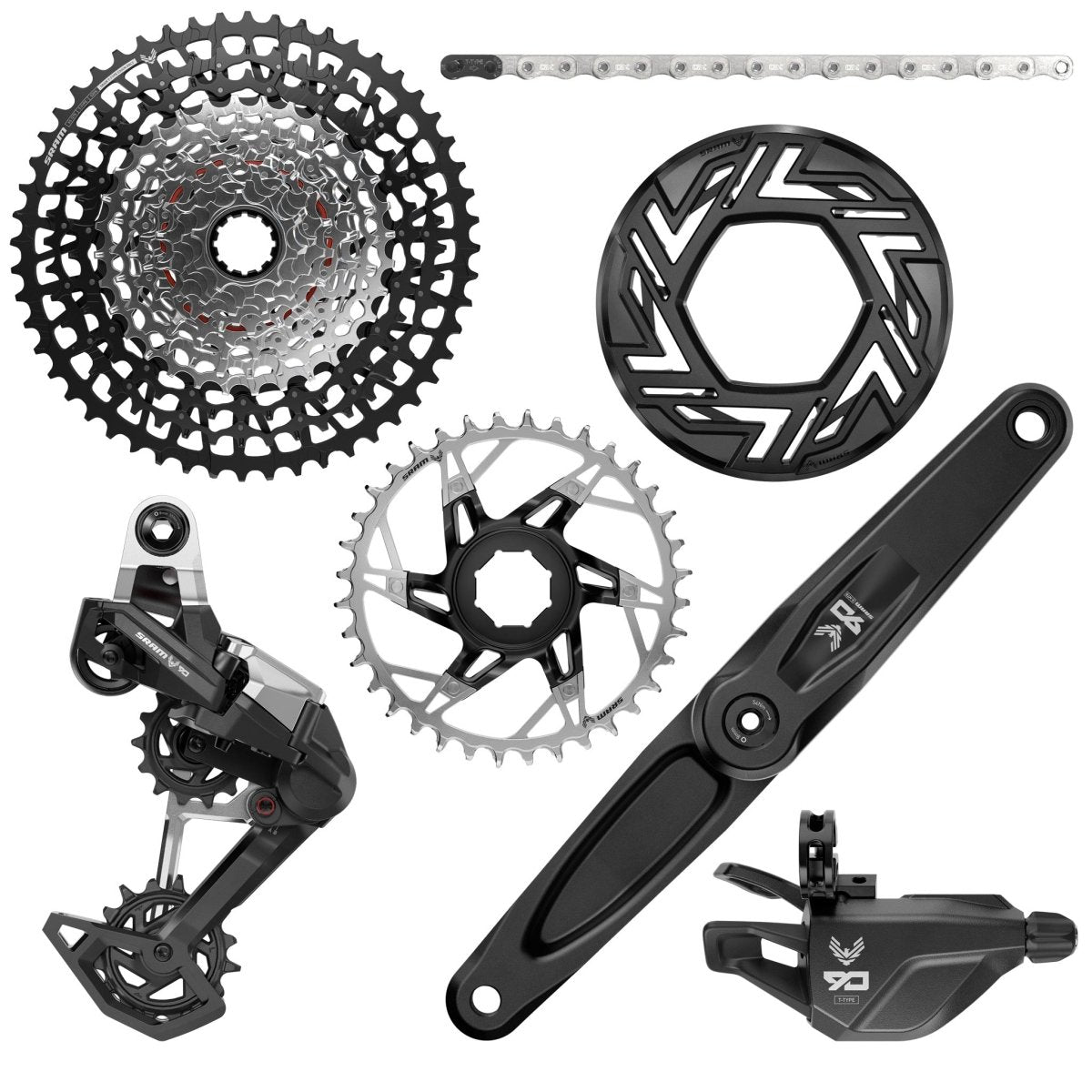 SRAM Eagle 90 T-Type E-MTB SRAM/Brose Groupset
