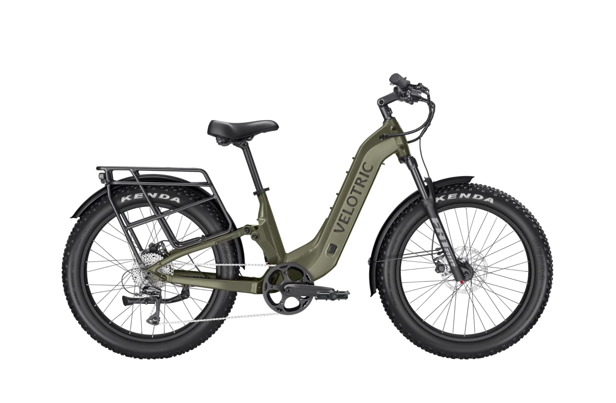 Velotric Nomad 2X – Full Suspension Fat Tire eBike (750W, 75-Mile Range, 1000lb Towing Capacity)