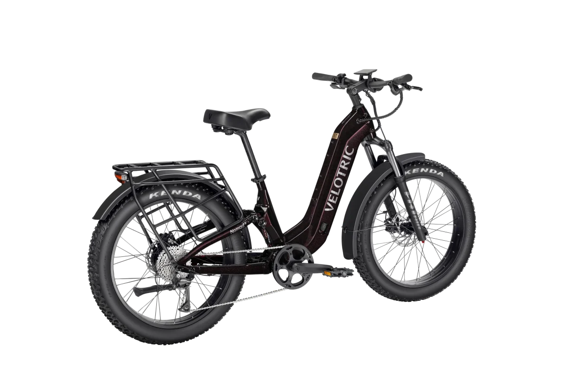 Velotric Nomad 2X – Full Suspension Fat Tire eBike (750W, 75-Mile Range, 1000lb Towing Capacity)