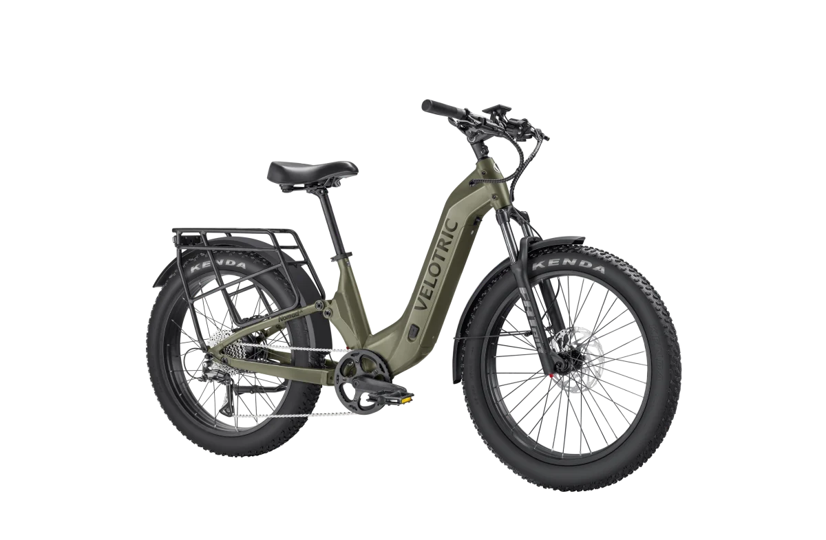 Velotric Nomad 2X – Full Suspension Fat Tire eBike (750W, 75-Mile Range, 1000lb Towing Capacity)