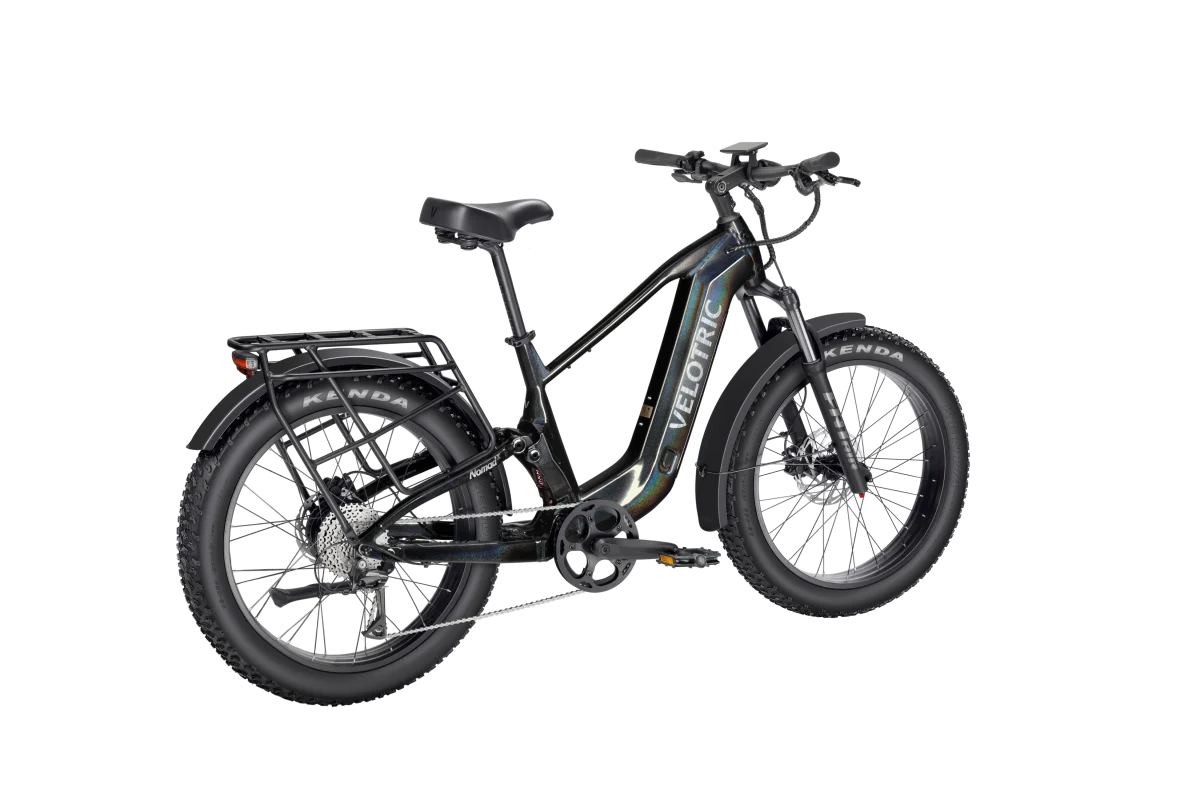Velotric Nomad 2X – Full Suspension Fat Tire eBike (750W, 75-Mile Range, 1000lb Towing Capacity)